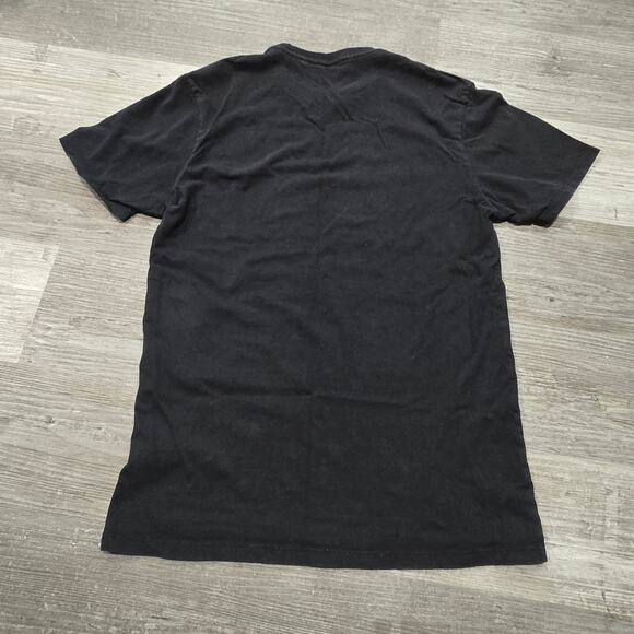 Vintage GUESS USA Established 81 Black w Red Logo Crew Neck Short Sleeve T Shirt - Picture 2 of 6